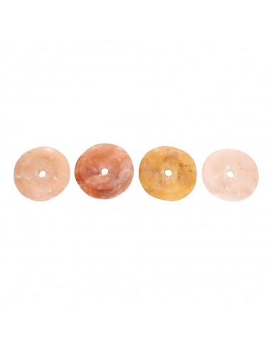 Donut Grande de Cuarzo Hematoide...