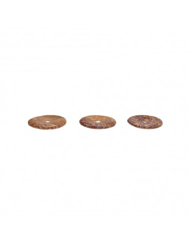 Donut Mediano de Jaspe Fósil Calidad A