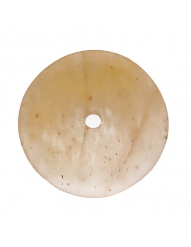 Donut Grande de Cuarzo Sanador Dorado...