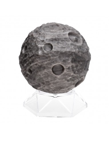 Luna de Obsidiana Plateada Grande