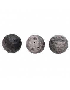 Small Silver Obsidian Moon 2