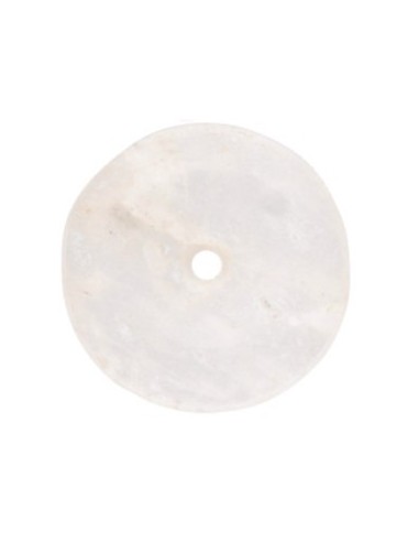 Pequeno Donut de Quartzo Branco...