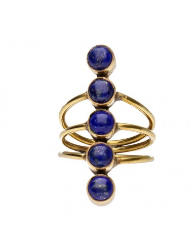 Bronze Ring with Random Mineral -53-