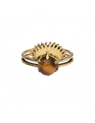 Anillo de Bronce con Mineral...