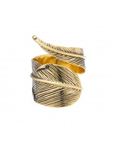 Anillo de Bronce Pluma...