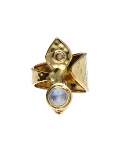 Bronze Ring with Moonstone...