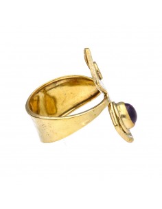 Anel de bronze com ametista... 2