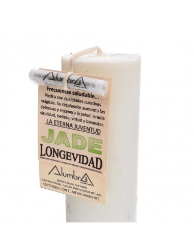 Vela Ritual Longetividad con Jade