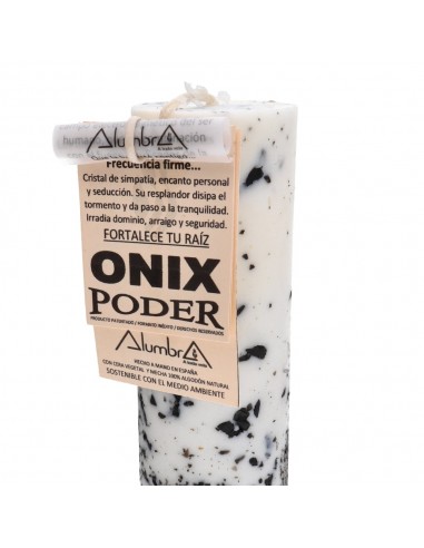 Ritual Power Candle with Onyx