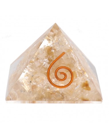 Pirámide Orgonita de Citrino en...