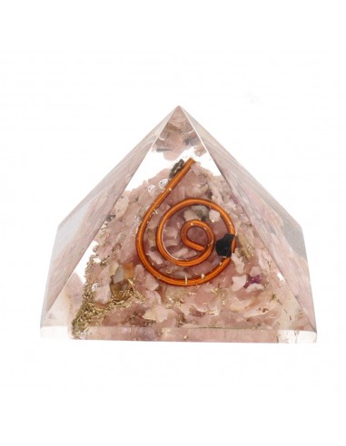 Rhodochrosite Pyramid in Resin with...