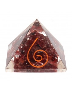 Resin Garnet Pyramid with...