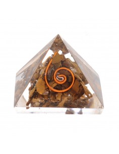 Resin Tiger's Eye Pyramid...
