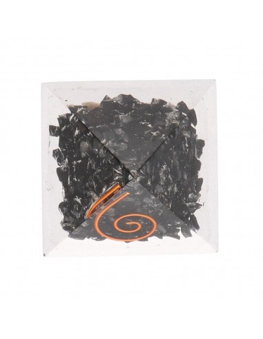 Pirâmide de resina de shungite com...