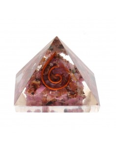 Resin Ruby Pyramid with...