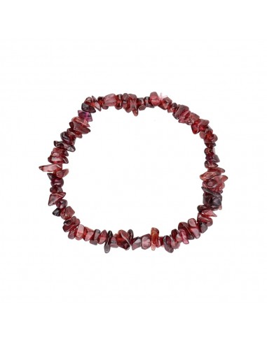 Small Garnet Chip Bracelet