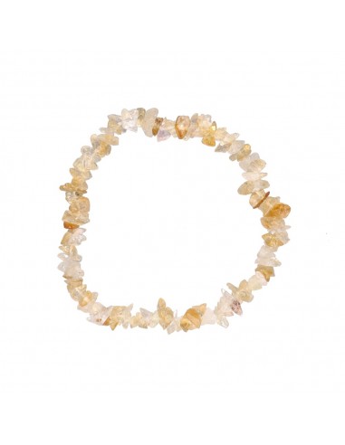 Small Citrine Chip Bracelet