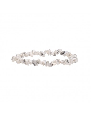 Pulseira com pequenas lascas de Howlite