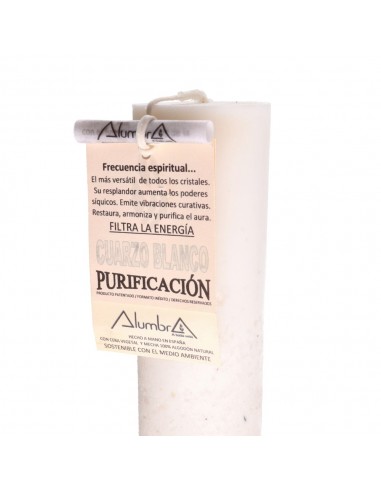 Vela de Ritual Energético com Quartzo...