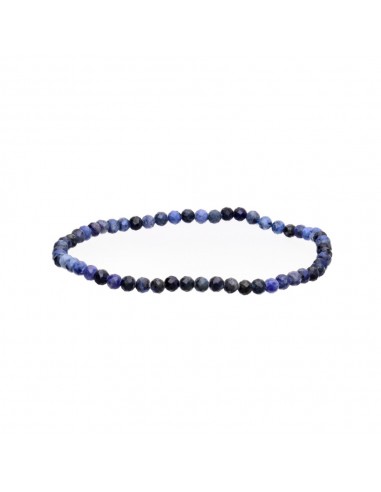 3mm Dumorterite Faceted Bracelet