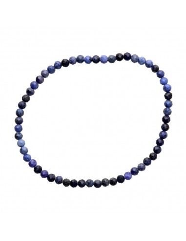 3mm Dumorterite Faceted Bracelet