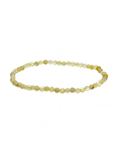 3mm Yellow Opal Faceted Bracelet