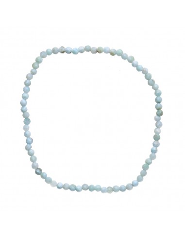 Pulsera Facetada de Larimar 3mm