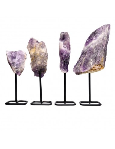 Peana Mini de Amatista Chevron