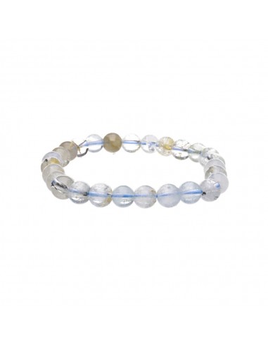 Bracelet de topaze bleue 8mm