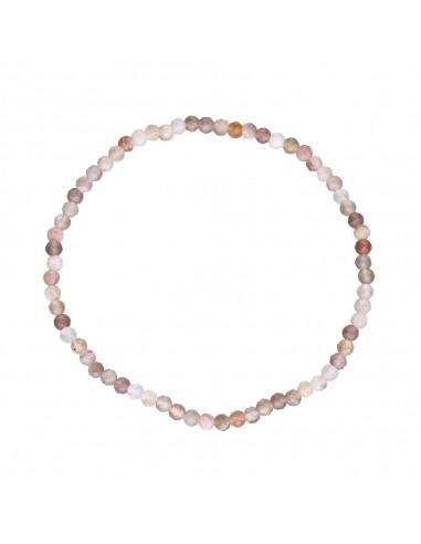 Pulsera Facetada de Ágata Botswana 3mm