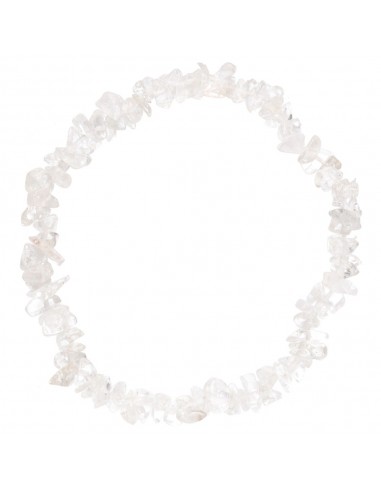 Pulseira com pequenas lascas de quartzo