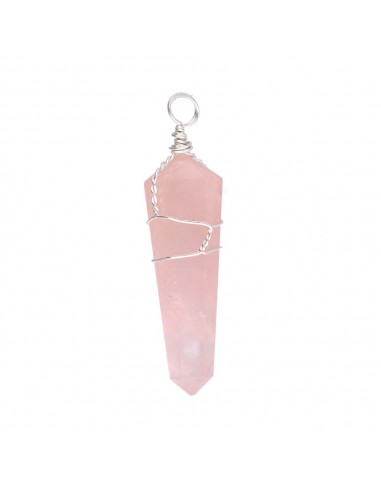 Sterling Silver Plated Rose Quartz...