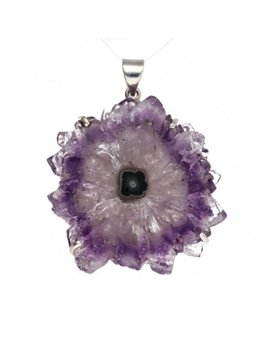 Pendentif Améthyste en argent 925 (6H)