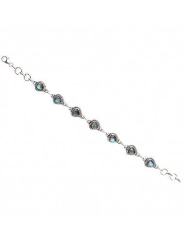 Pulsera de Labradorita en Plata de...