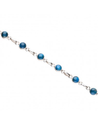 925 Sterling Silver Apatite Bracelet