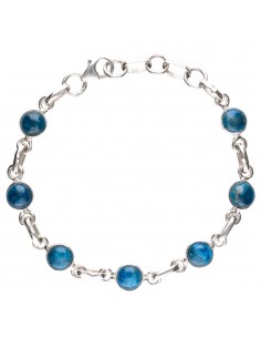 Pulsera de Apatito en Plata... 2