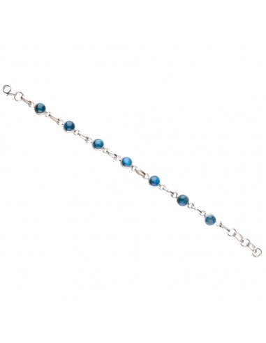 925 Sterling Silver Apatite Bracelet