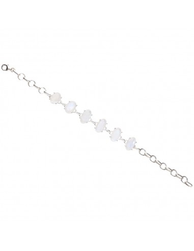 Faceted Moonstone Bracelet in...