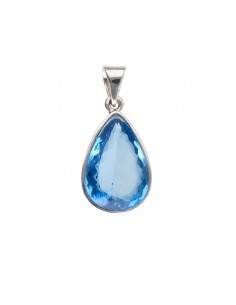 Colgante de Topacio Azul...