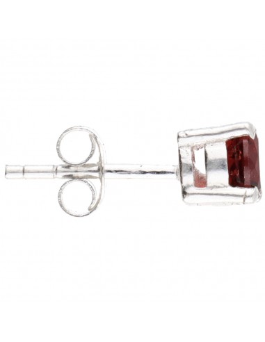 925 Sterling Silver Faceted Garnet...