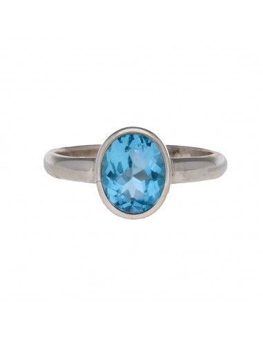 Anillo de Topacio en Plata de Ley 925...