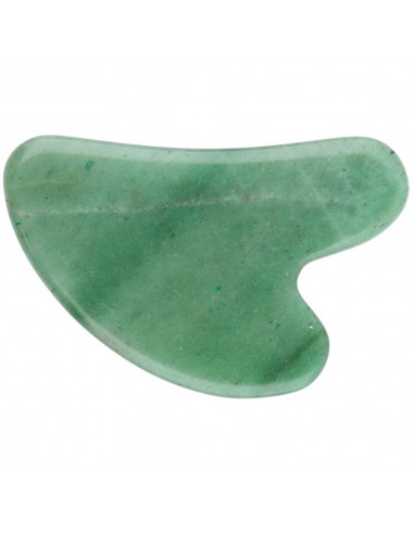 Masseur Gua Sha au quartz vert -1-