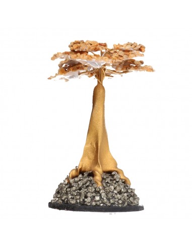 Mini arbre avec base en pyrite