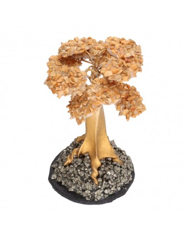 Mini arbre avec base en pyrite