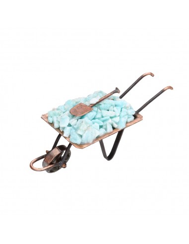 Carrinho de mão em Amazonite