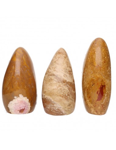 Formas Pulidas de Jaspe Marrón