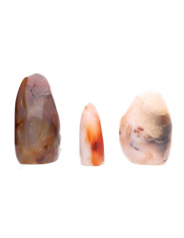 Formas de cornalina polida