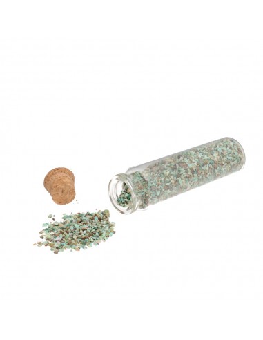 Flacon en cristal avec éclats de...