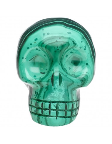 Calavera de Malaquita 110-160gr