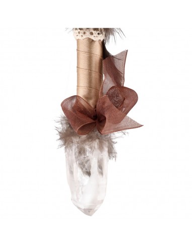 Bâton de pouvoir en quartz lémurien à...